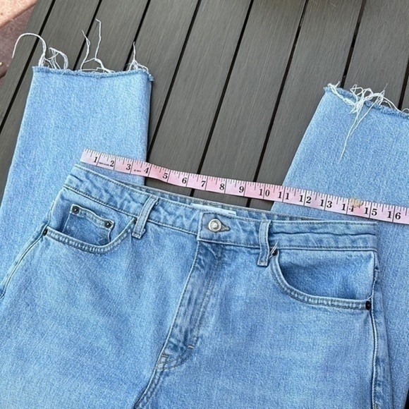 Topshop light colored jeans, size 30 ( fit like 28) straight crop - Picture 10 of 10